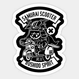 Samurai Scooter Sticker